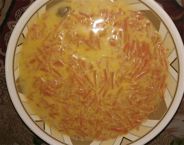 gazor-payes (গাজরের পায়েস)